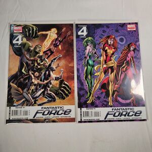 Fantastic Force #1, #2 NM Marvel Comics Bundle Lot | High-Grade Key Issues